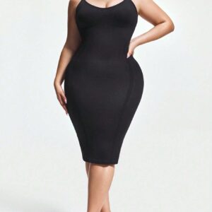 ShapeShout™ Women's Tummy Control Shapewear Tank Dress – Firm Compression